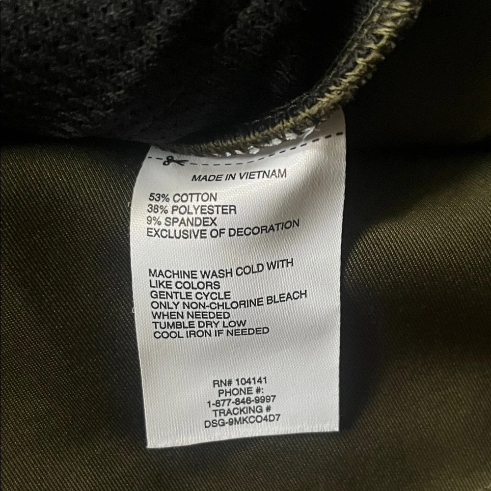 NWOT Boys DSG Olive Green Full Zip Hoodie | XL (18) - Picture 6 of 6